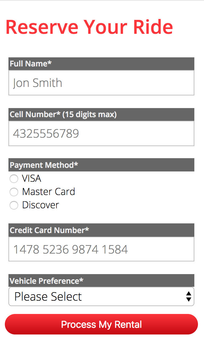 Form Validation